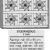 Fj 50-99-09: Mønster: Patchwork stjernedug/juletræstæppe - 95x95cm *org*.