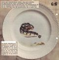 Klik her for at se flere billeder og f� mere information om varen:&nbsp; Hv 31-75-53: Mønster: Porcelænsmaling (6:6) Fisketallerken - Havkat *org*