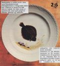 Klik her for at se flere billeder og f� mere information om varen:&nbsp; Hv 27-75-20: Mønster: Porcelænsmaling (2:6) Fisketallerken/Rødspætte *org*