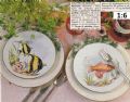 Klik her for at se flere billeder og f� mere information om varen:&nbsp; Hv 27-97-63: Mø:Porcelænsmaling (1:6) Fisketallerken-2 Akvariefisk*org*