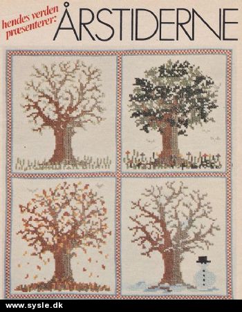 Hv 37-76-95: Mønster: Billede med årstider 30x34cm *org*
