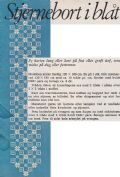 Klik her for at se flere billeder og f mere information om varen:  Hv 06-71-xx: Mønster: Brodere smuk stjernedug *org*