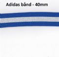 Klik her for at se flere billeder og få mere information om varen:  Adidas bånd - 40mm Blå/hvid *pr.m.*