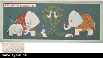 Al 34-64-52: Mønster: Applikeret 2 Hvide Elefanter *org*
