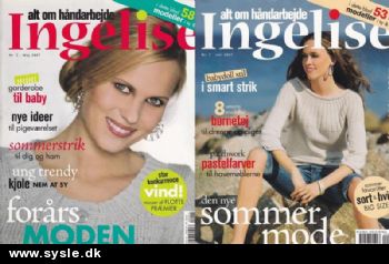 In 2006-2007: Ingelise sy og strik. - Strik, Hækl, sy - m. Mønsterark