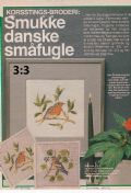 Klik her for at se flere billeder og f mere information om varen:  Hm 44-86-84: Mønster: (3:3) Smukke fugle 2 fors. *org*