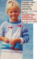 Klik her for at se flere billeder og f mere information om varen:  Hm 17-87-83: Mønster: Trøje med sejlbåde 92-122cl *org*
