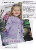 Klik her for at se flere billeder og f mere information om varen:  Fj 10-10-32: Mønster: Strik pigetrøje med mønster 2-8år. *org*