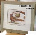 Klik her for at se flere billeder og f mere information om varen:  Hv 43-02-65: Mønster: 4:4 Jagtmotiv med fasan 13x18cm *org*