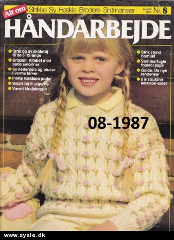 Ao 1985 -1989: Alt om håndarbejde incl. mønsterark. *Blad*