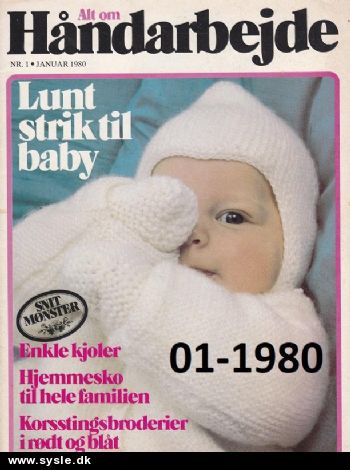 Ao 1980:-1984: Alt om håndarbejde incl. mønsterark. *Blad*