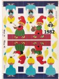 Klik her for at se flere billeder og f mere information om varen:  Fj -1982: Klip ud ark - Engle og nisser (for og bag) *org*
