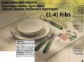 Klik her for at se flere billeder og f mere information om varen:  Hv 30-82-32: Mønster: 1:4 Broderet Serviet med Ribs 35x45cm *org*