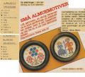 Klik her for at se flere billeder og f mere information om varen:  Hv 36-82-50: Mønster: Broderi i 2 gardinringe - Almue ø:9cm *org*