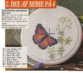 Klik her for at se flere billeder og f mere information om varen:  Hv 1997 Mønster: Serie. Bro. små sommerfugle *org*