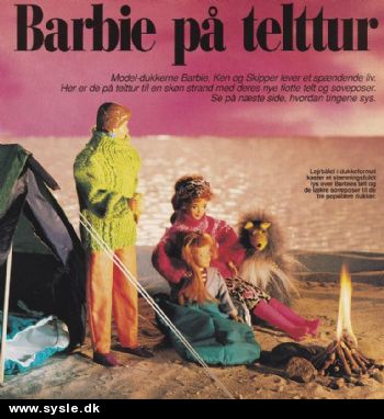 Ao 07-92-46: Mønster: Sy telt til Barbie og Ken *org*