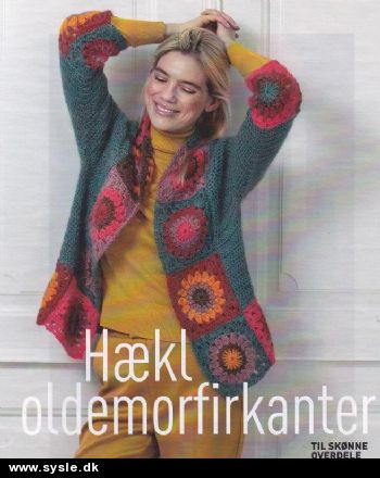 Hv 08-20-35: Mønster: 2 Hæklet cardigan One size *org*