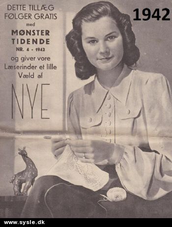 Mt 04-42-01: Mønster: 12 sider mønstertillæg fra 1942 *org*