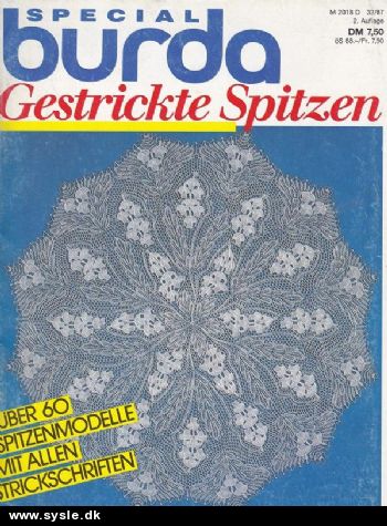 Bu 32-87-01: Hefte: Burda Kunststrik 52s. (Tysk Tekst)