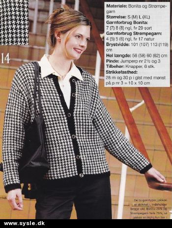 In 13-01-16: Mønster: Strik jakke i Chanel stil S-XL *org*