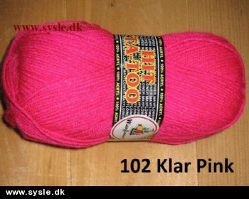 0102 Hit Tatoo, Klar Pink - 100g 1ng.