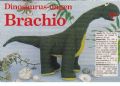 Klik her for at se flere billeder og få mere information om varen:  Hm 28-90-40:  Mønster: Strik Dinosaurus ca. 35cm *org*