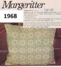 Klik her for at se flere billeder og f mere information om varen:  Hv 16-68-51: Mønster: Pude med Margeritter 26x31cm *org*