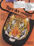 Klik her for at se flere billeder og f mere information om varen:  Ao 08-91-35: Mønster: Broder Taske med Tiger *org*