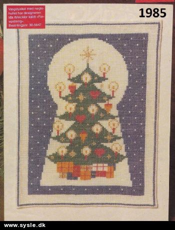 Fe 45-85-23:(3) Mønster: Broder ophæng med nøglehul 15x20cm *org*