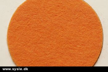 1034 - Hobbyfilt, Orange. ½m stk.