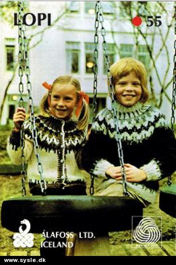 Al 0055 Mønster: Strik Islandsk Børne Trøje (2 Sprog)