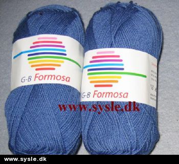 08 Formosa - Blå ensf. 50g ng. SE PRIS