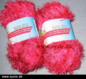 0302 Soleil Color - Pelsgarn 50g - Rød/Pink/Vinrød